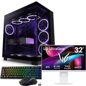 Aurora Prime - RTX5080, Ryzen 9 9900X3D, 64GB DDR5, 4TB NVME + Free 4K 144Hz Monitor + Free Gaming mouse and keyboard